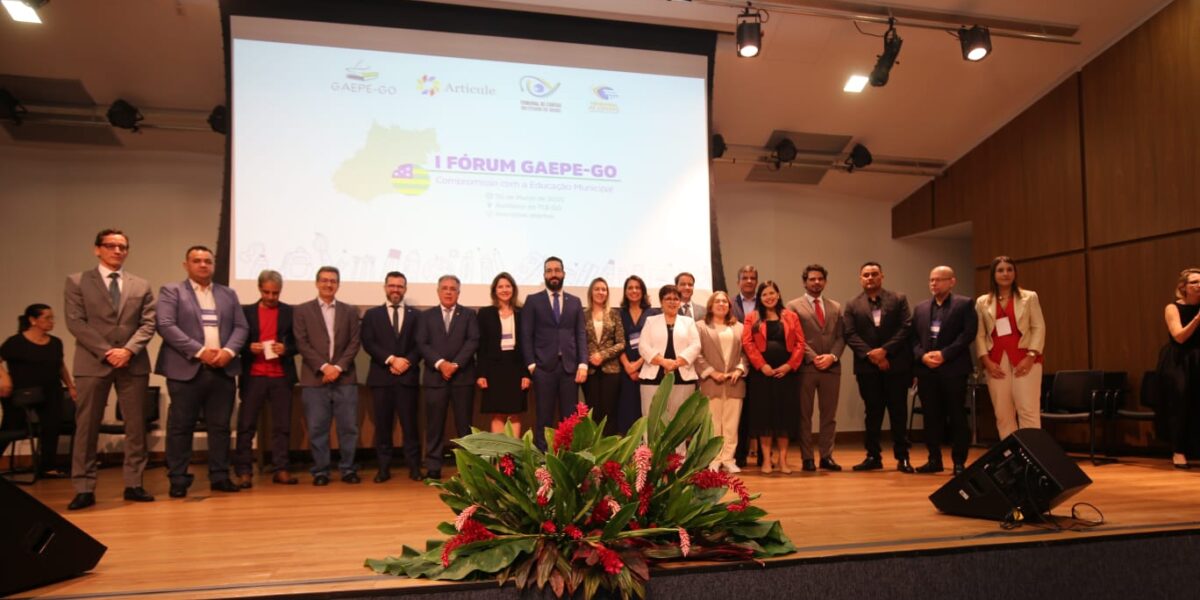 TCE realiza o 1º Fórum Gaepe/GO: Compromisso com a Educação Municipal