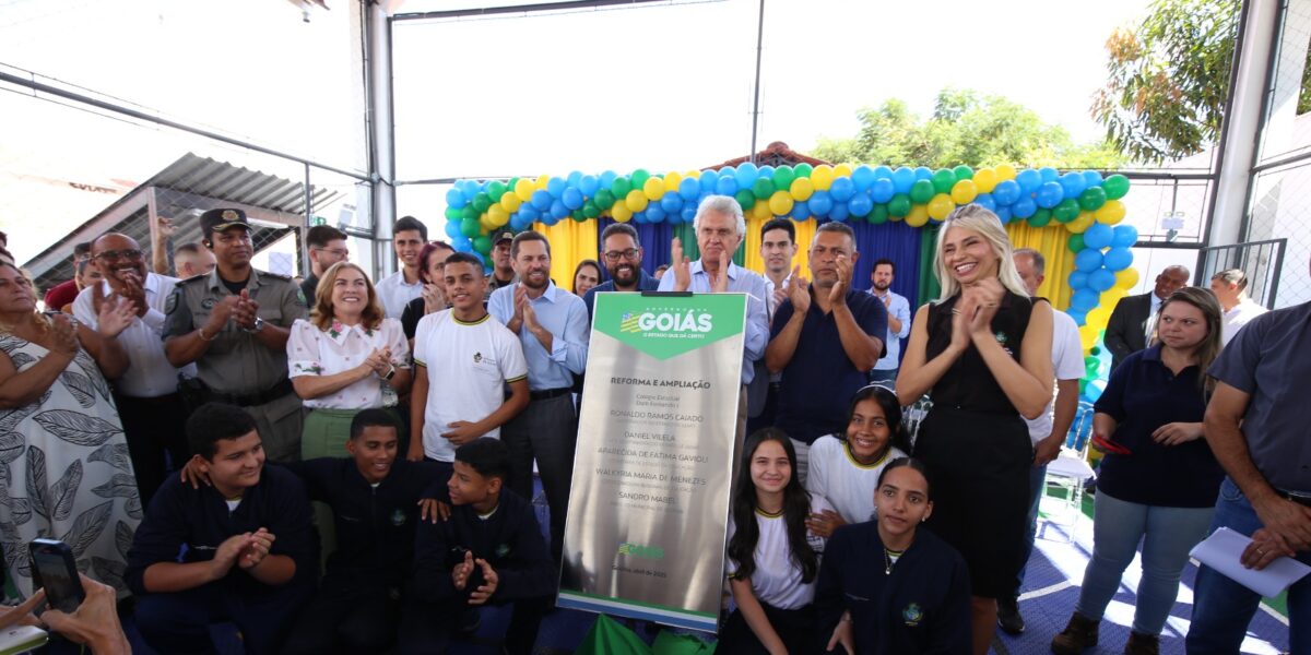 Governo de Goiás entrega nova estrutura do Colégio Estadual Dom Fernando I, em Goiânia