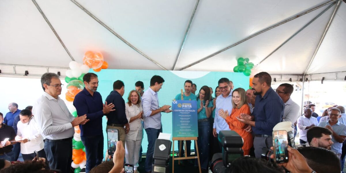 Secretária de Educação destaca ações do Abril Laranja nas Escolas na inauguração do Centro de Castração de Animais, em Aparecida de Goiânia