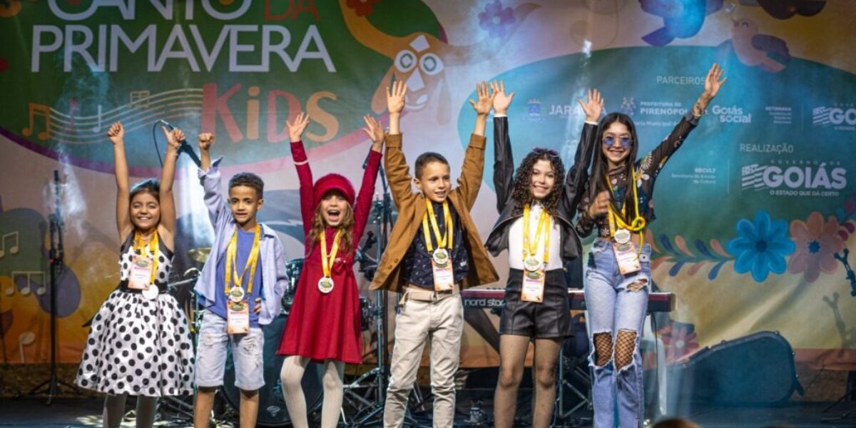 Canto da Primavera Kids 2025 abre inscrições gratuitas para talentos mirins