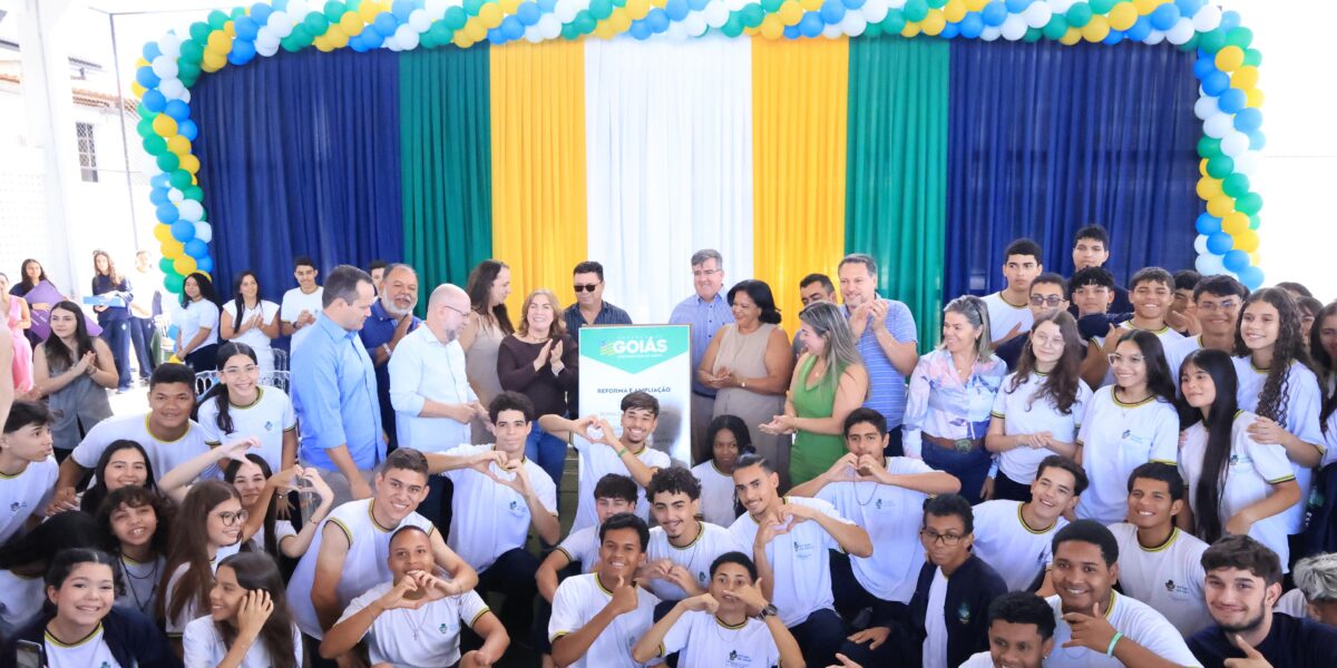 Governo de Goiás entrega quadra poliesportiva do Colégio Estadual Frederico Jayme, em Rio Verde