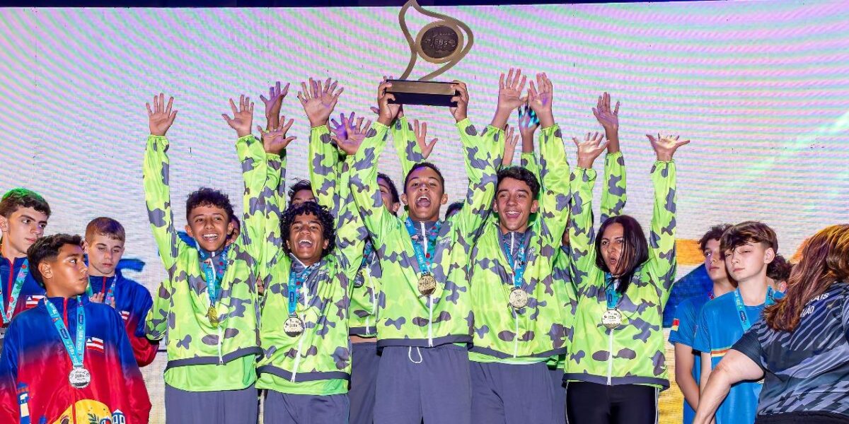 Time Goiás encerra o primeiro bloco dos JEBs 2025 com 14 conquistas e muito orgulho