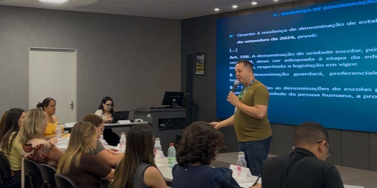 Secretaria da Educação de Goiás promove formação sobre Inspeção Escolar