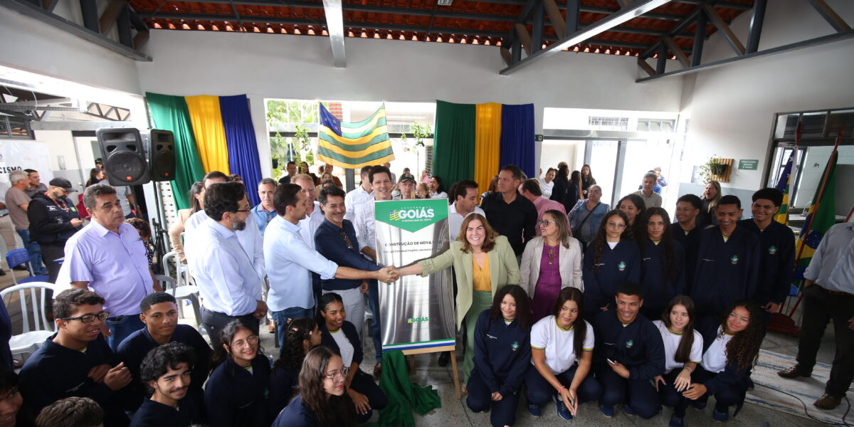 Governo de Goiás entrega novo prédio do Colégio Estadual Itagiba Laureano Dornelles, em Aparecida de Goiânia