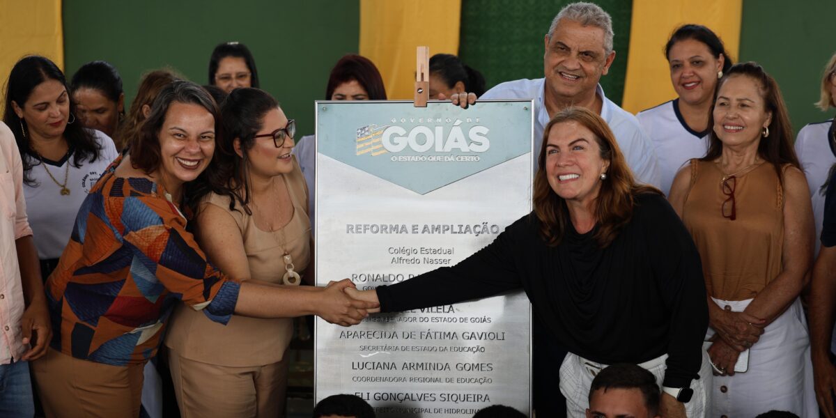 Governo de Goiás entrega reformas e ampliações de escolas em Campinorte e Hidrolina