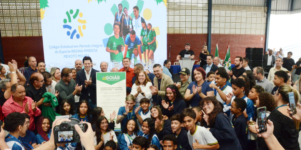 Vice-governador Daniel Vilela inaugura, em Goiânia, Cepi que oferta formação acadêmica aliada à formação esportiva de alto rendimento