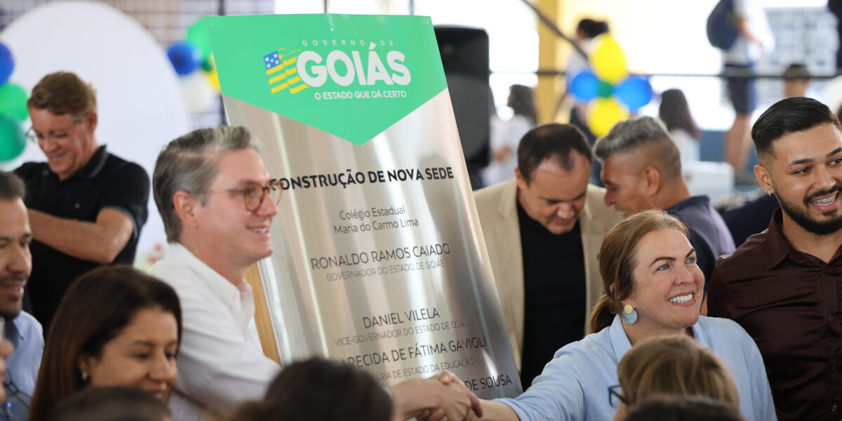 Governo de Goiás inaugura Colégio Estadual Maria do Carmo Lima, no Entorno do DF