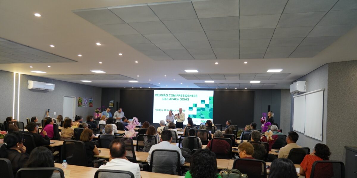 Governo de Goiás e Apae debatem investimentos e implementação de ações para o ano de 2026