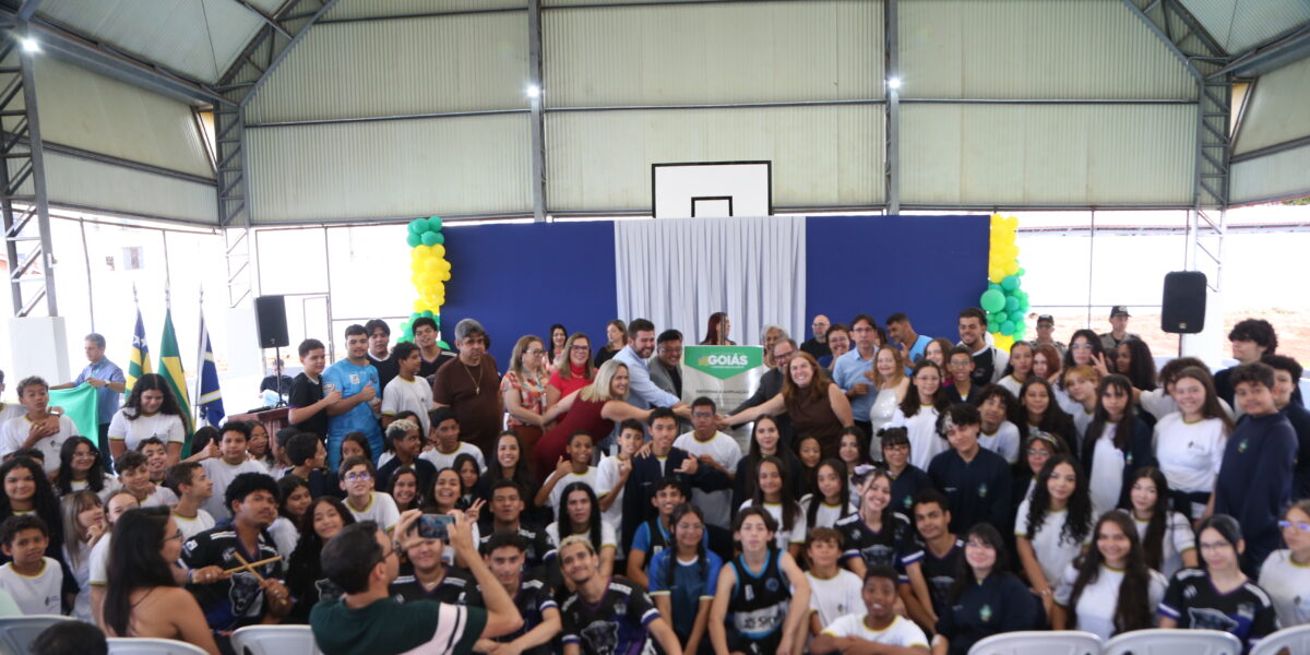 Governo de Goiás entrega reforma e ampliação do Cepi Doutor Genserico Gonzaga Jaime, em Anápolis