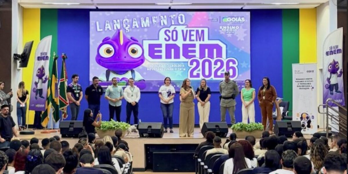 Programa ‘Só Vem Enem’ 2026 teve abertura nesta terça-feira (24) na sede da Seduc/GO