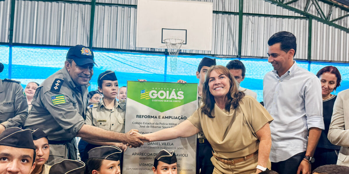 CEPMG José de Ribamar Souza Cirqueira, de Goiânia, é entregue reformado e ampliado