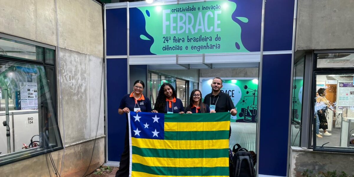 Professores e estudantes de Goiás desenvolvem projeto finalista da Febrace 2026