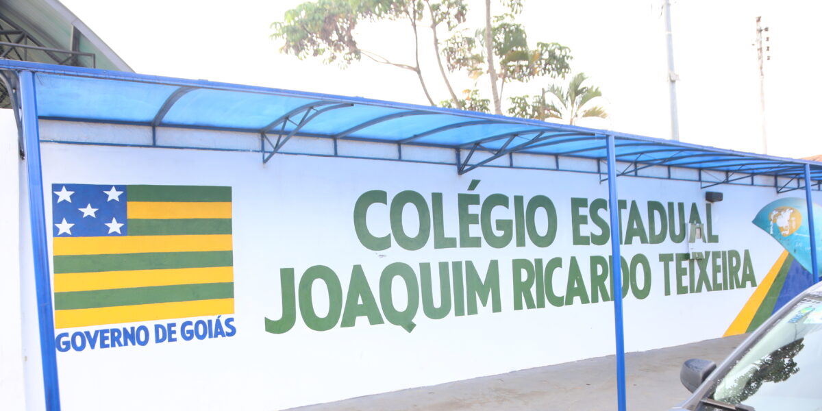 Seduc Goiás inaugura quadra coberta no Colégio Estadual Joaquim Ricardo Teixeira, em Aparecida de Goiânia
