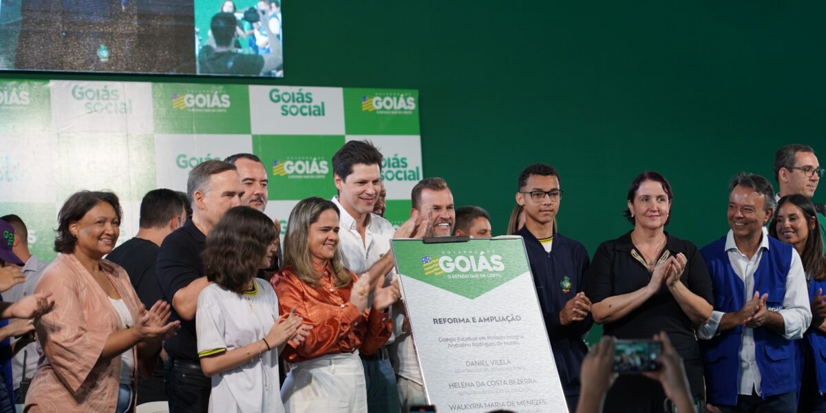 Governo de Goiás entrega reforma e ampliação do Cepi Andrelino Rodrigues de Morais, em Goiânia