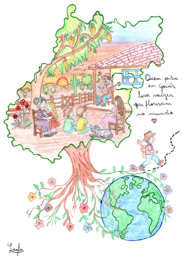 Desenho de Layla Silva Santos