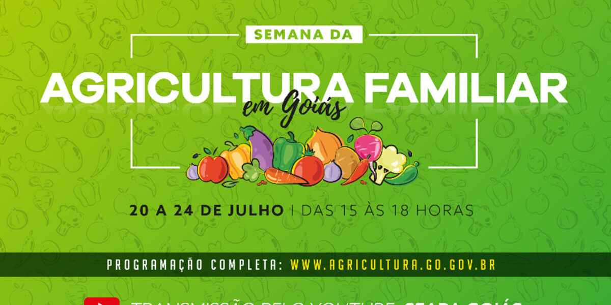 Confira as palestras da Semana da Agricultura Familiar