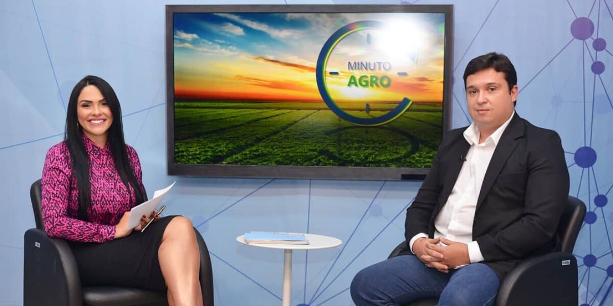 Presidente da Emater aborda perspectivas da cadeia agropecuária goiana no programa Minuto Agro, da TV Alego