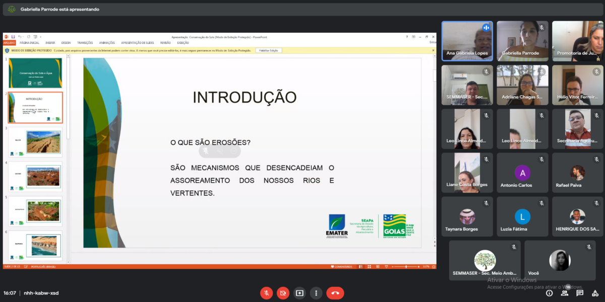 Emater apresenta proposta inovadora de produção de água para Serranópolis