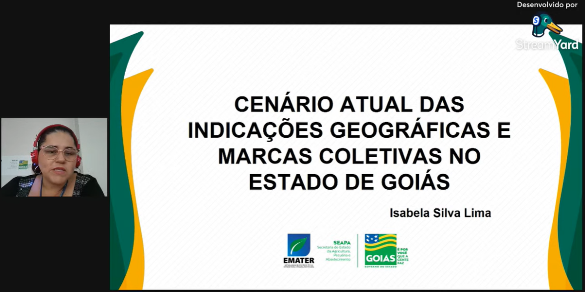 Cenário da Indicação Geográfica da agropecuária goiana é tema de live transmitida pela Emater