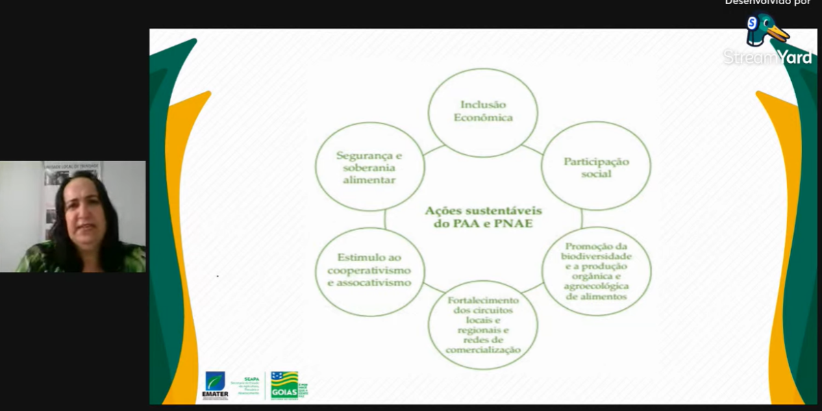 Mercados institucionais impulsionam economia local arranjada pela agricultura familiar, explica profissional da Emater