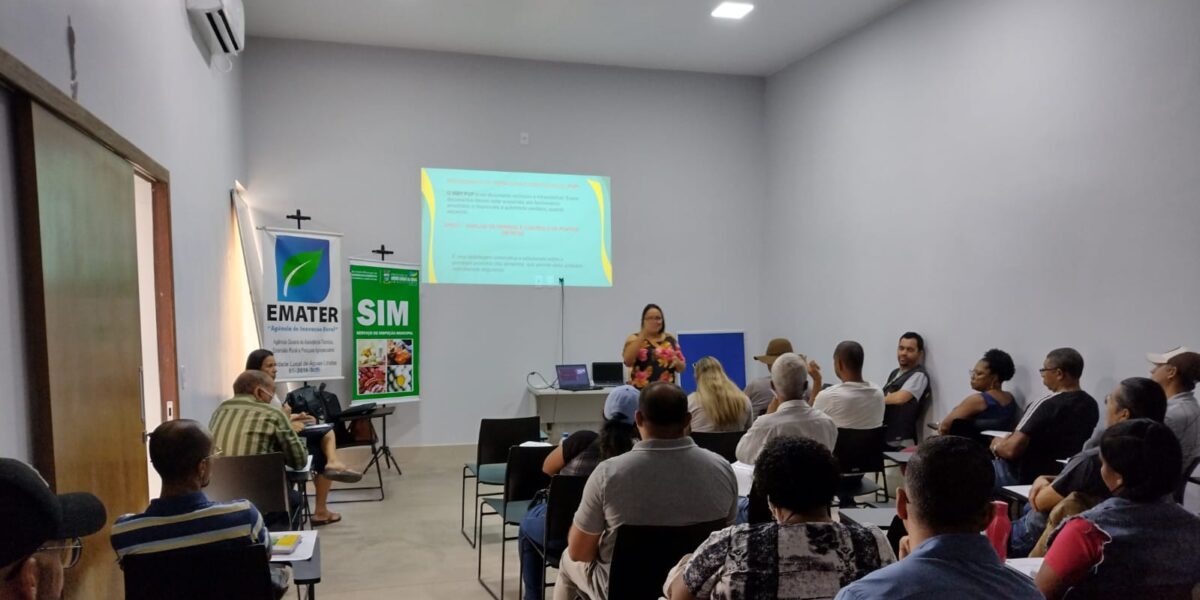 Emater leva curso de Boas Práticas de Fabricação para Águas Lindas de Goiás