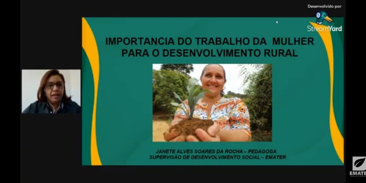 Participação das mulheres em espaços de decisão é essencial para o desenvolvimento no campo, afirma supervisora da Emater
