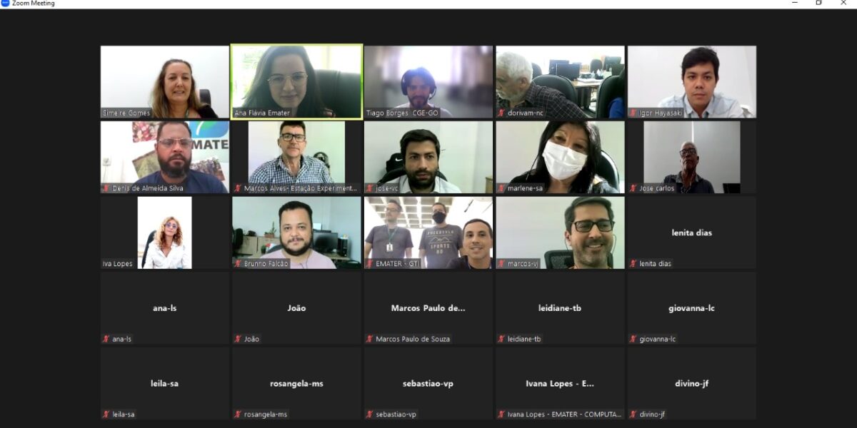 Emater expande gestão de riscos de suas atividades