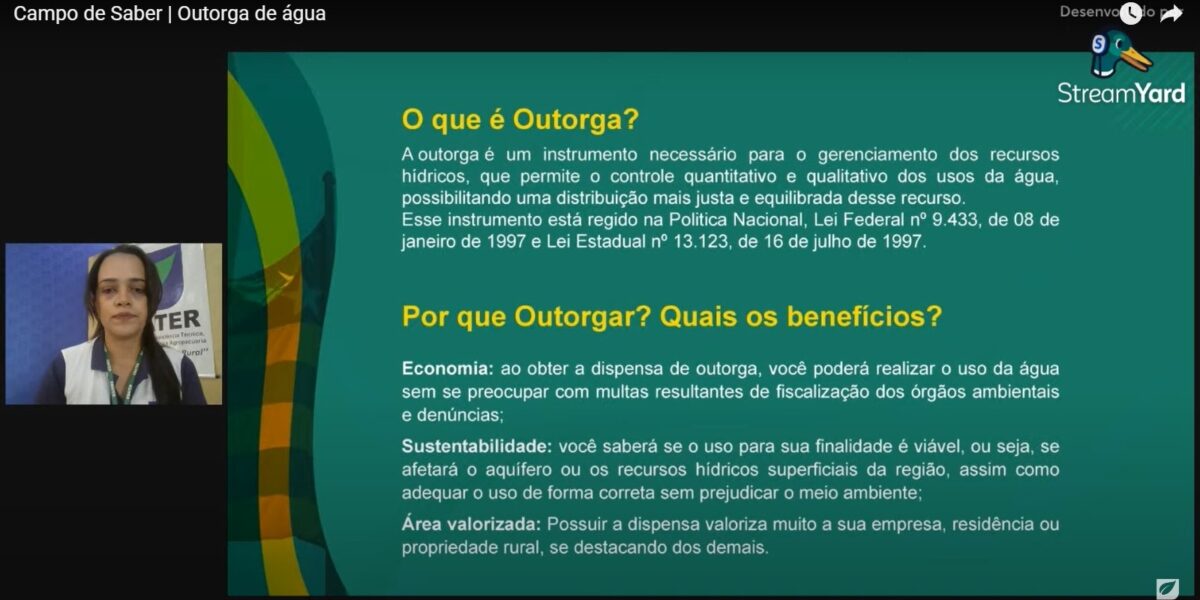 Outorga de água: gerenciamento de recursos hídricos ajuda a preservar sua quantidade e qualidade