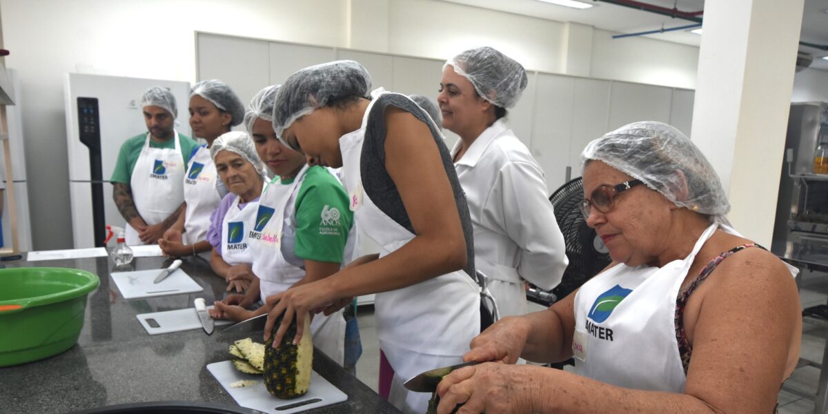 Agroindústria da Emater oferece cursos mensais para agricultores familiares