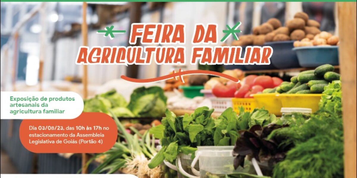 Emater realiza Feira da Agricultura Familiar na Alego nesta quinta-feira, 3