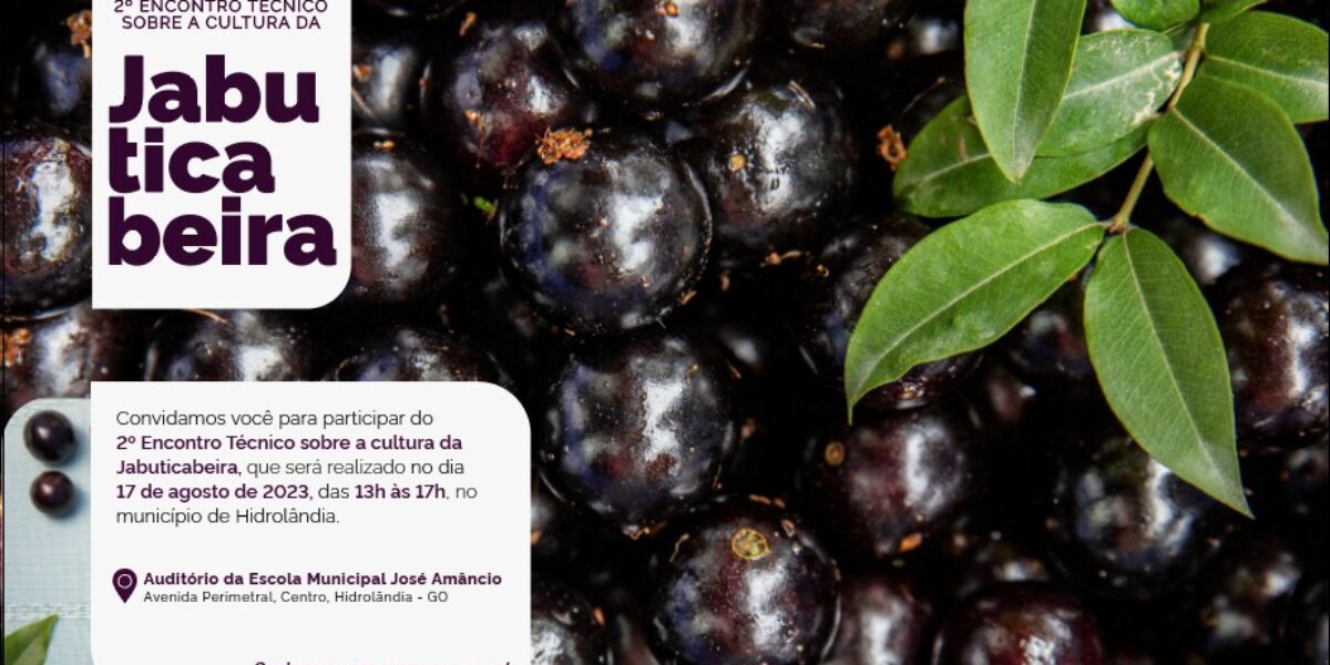 Emater realiza 2º Encontro Técnico sobre a cultura da jabuticabeira em Hidrolândia