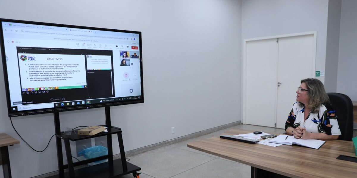 Extensionistas da Emater participam de capacitação para execução do Fomento Rural em Goiás