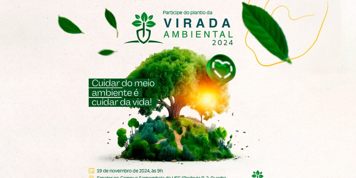 Emater Goiás realiza plantio simbólico da Virada Ambiental 2024