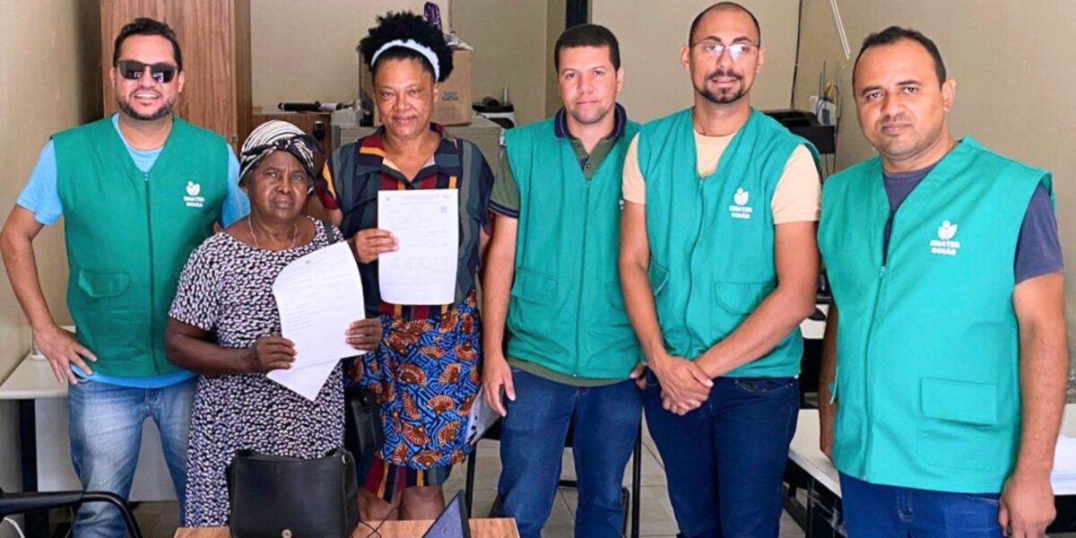 Emater Goiás emite mais de 100 documentos durante a Semana do CAF Quilombola