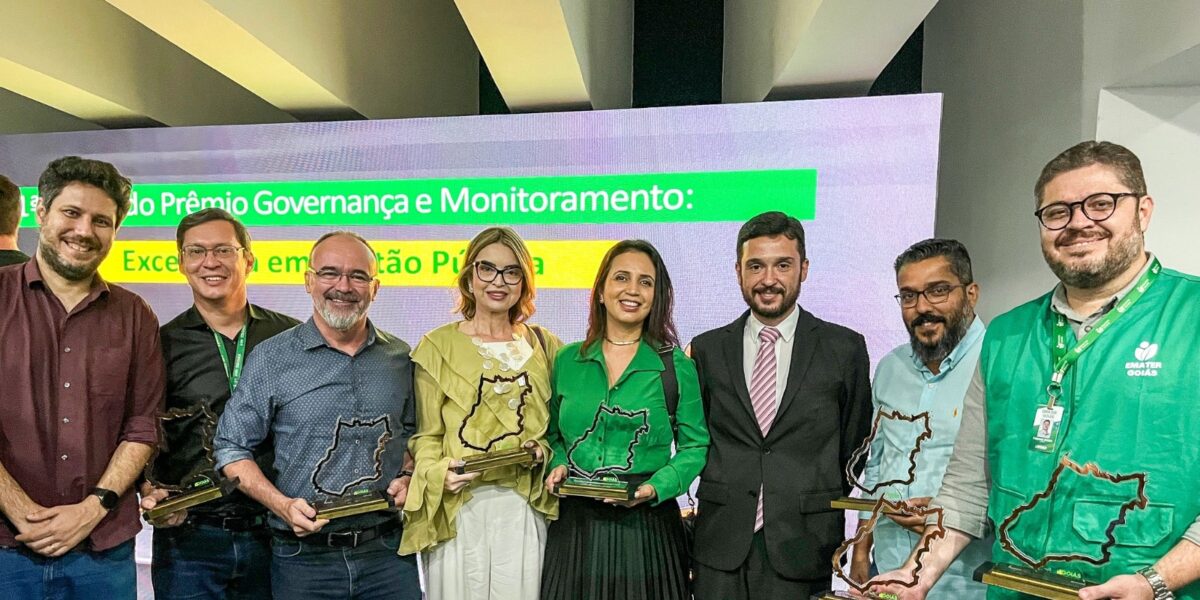 Emater Goiás recebe premiação na 1ª edição do Prêmio Governança e Monitoramento