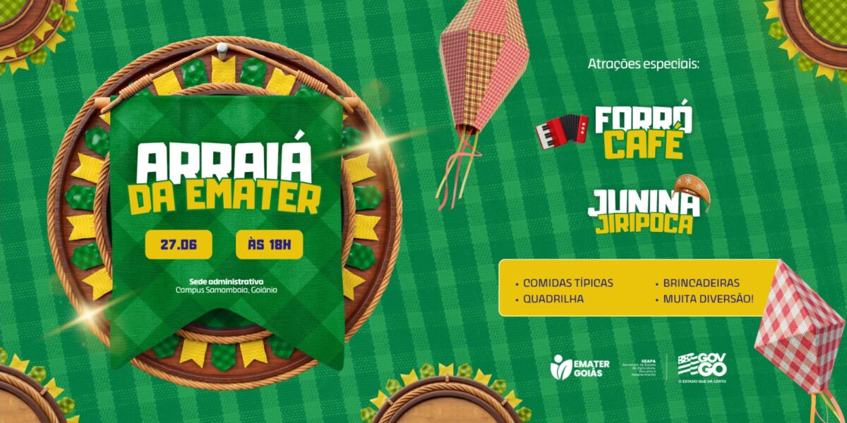 3ª edição do Arraiá da Emater será realizada nesta sexta-feira, 27