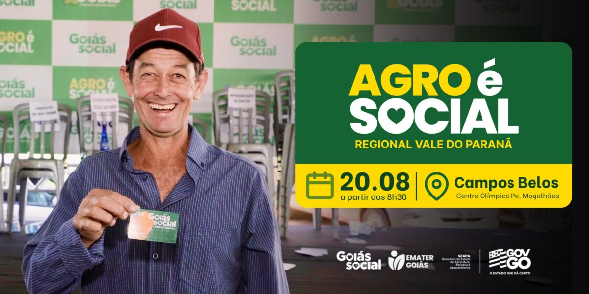 Emater Goiás encerra 15ª edição do Agro é Social no Vale do Paranã