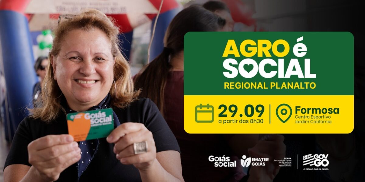 Emater Goiás encerra 17ª edição do Agro é Social em Formosa com programação especial