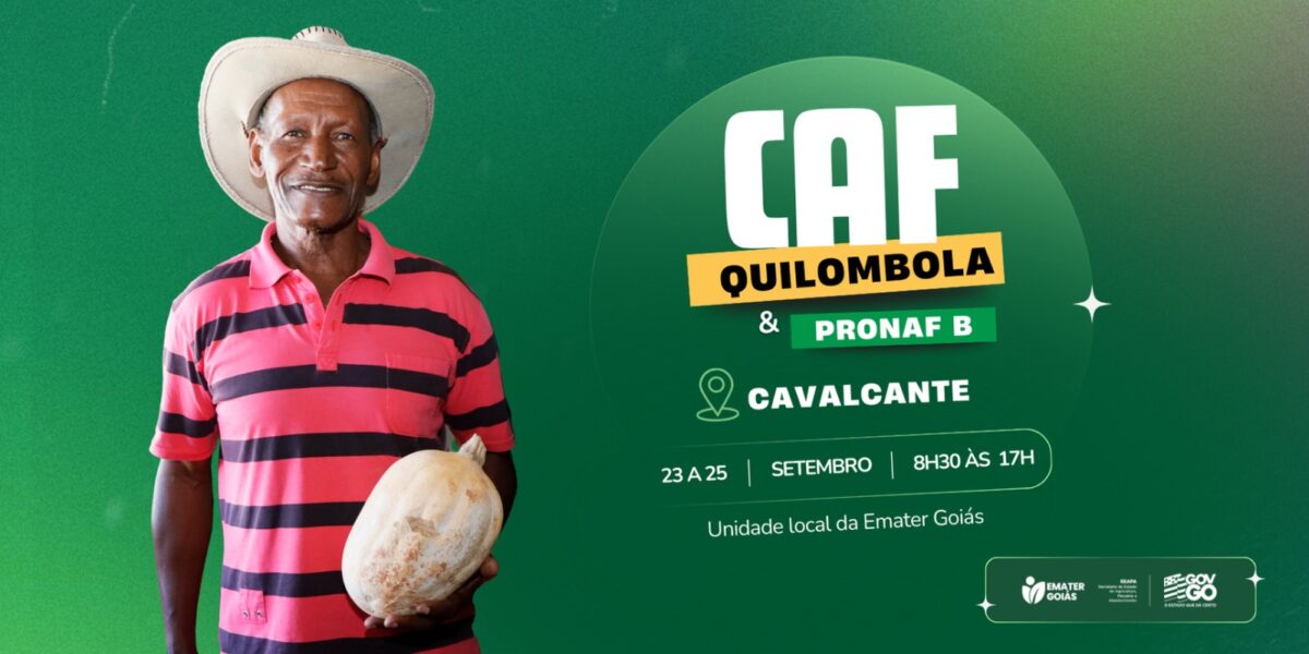 Emater Goiás realiza atendimentos para emissão do CAF Quilombola em Cavalcante
