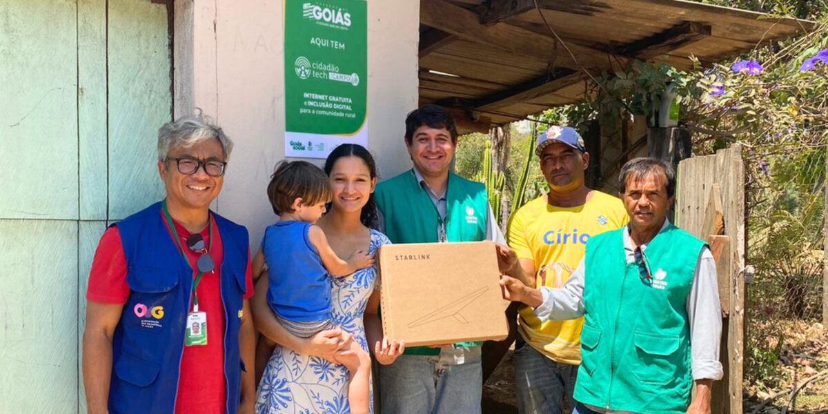 Governo de Goiás leva internet para o campo e já beneficia 1.500 famílias