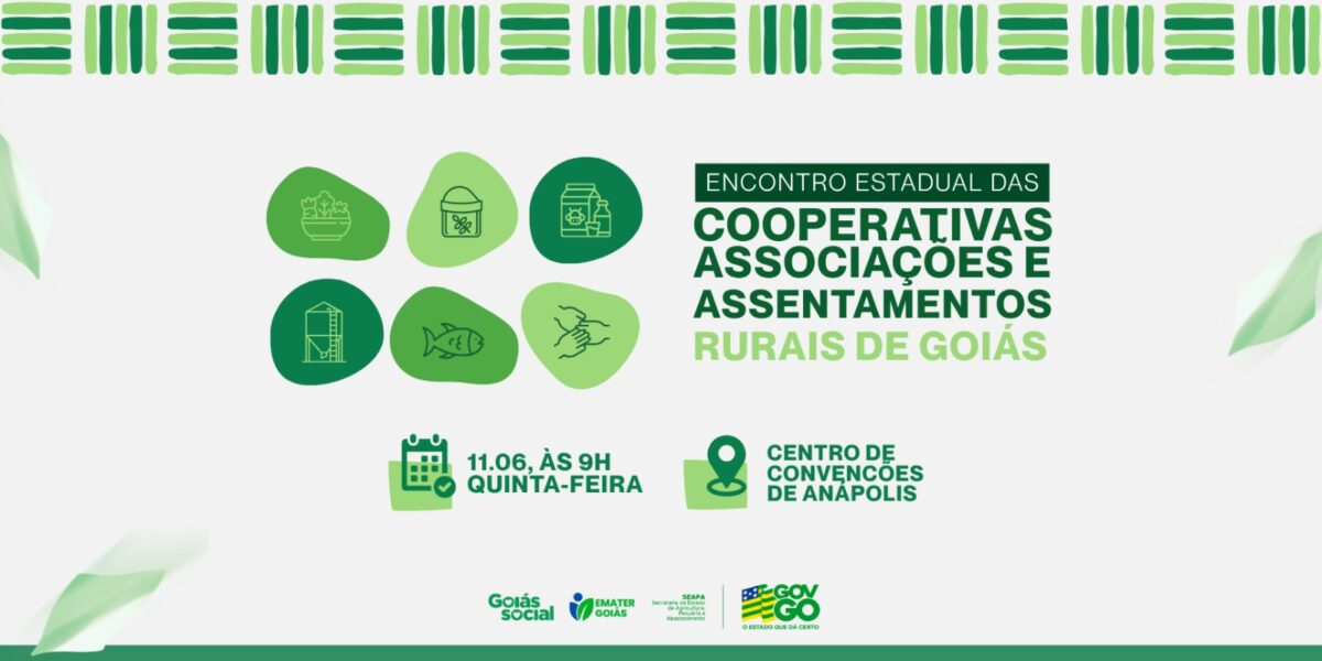 Emater Goiás reúne cooperativas, associações e assentamentos em encontro estadual do agro