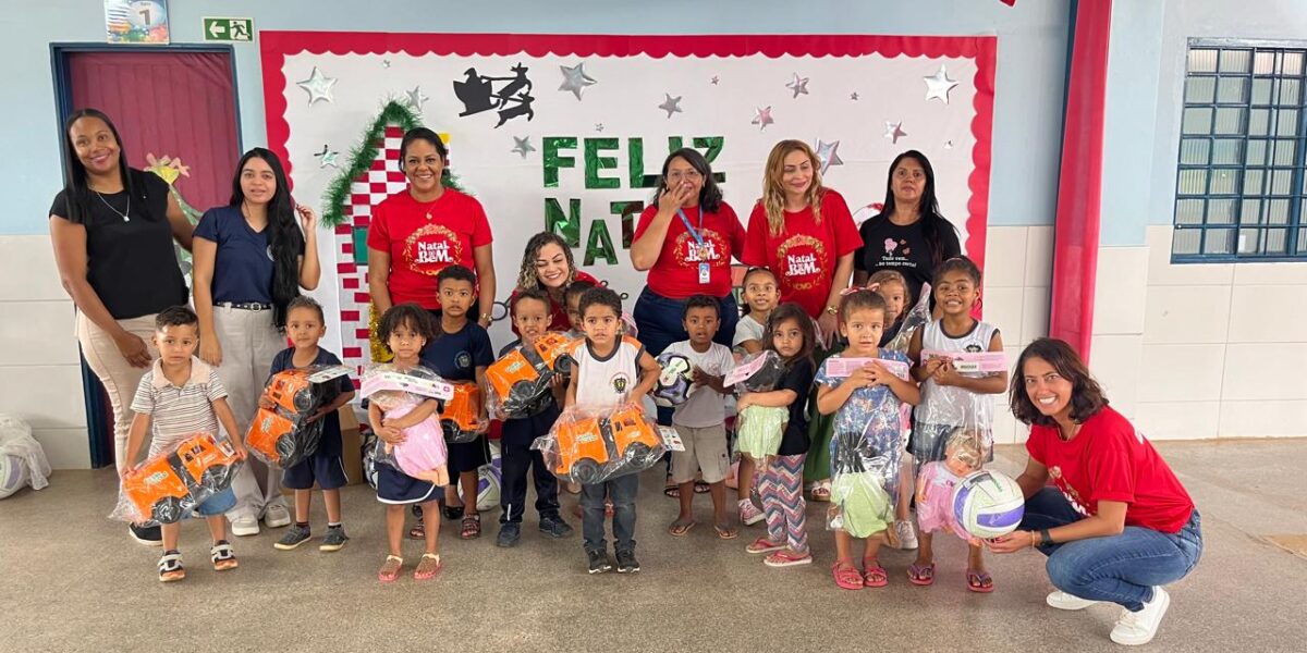 Natal do Bem leva alegria às crianças do Entorno