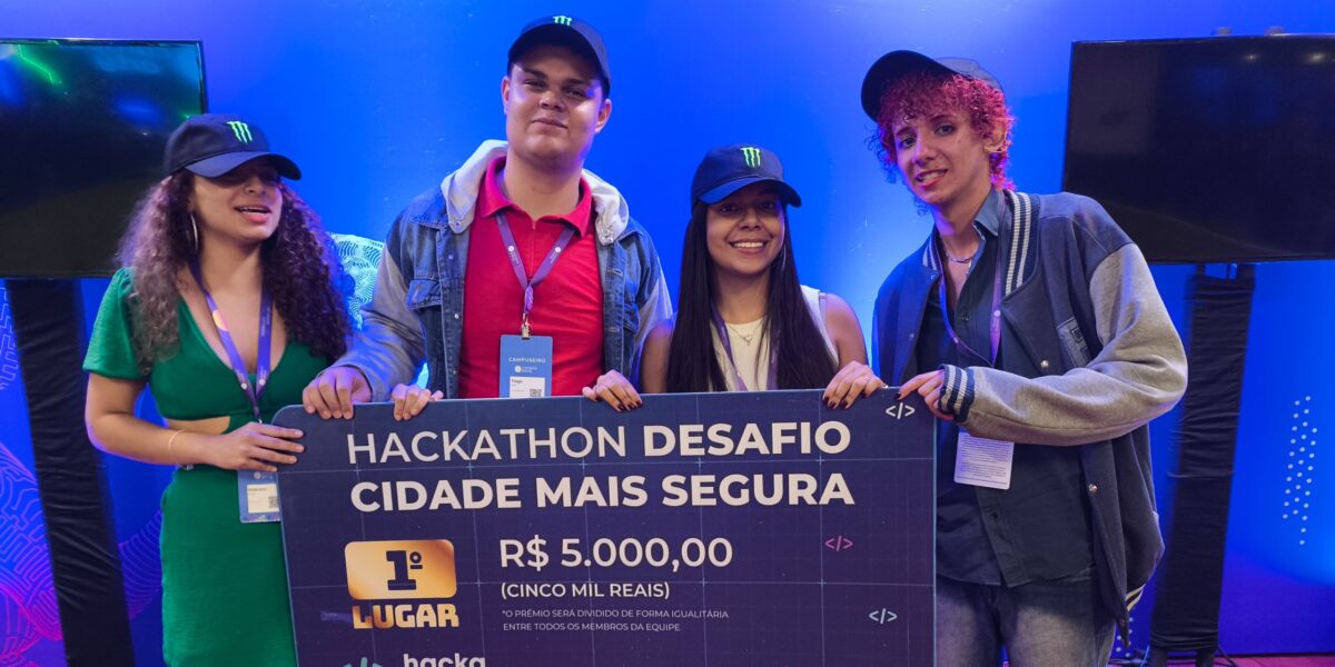Equipe da Escola do Futuro de Goiás vence desafio de inovação na Campus Party Brasília