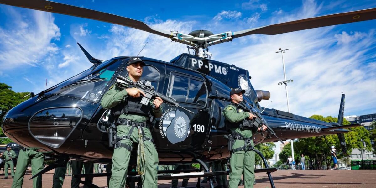 Caiado anuncia novas bases aéreas policiais no Entorno do DF e no Sudoeste goiano