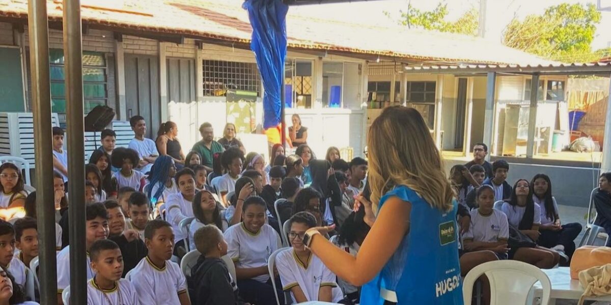 Hugol nas Escolas reforça cuidados com queimadura entre estudantes da Região Noroeste de Goiânia