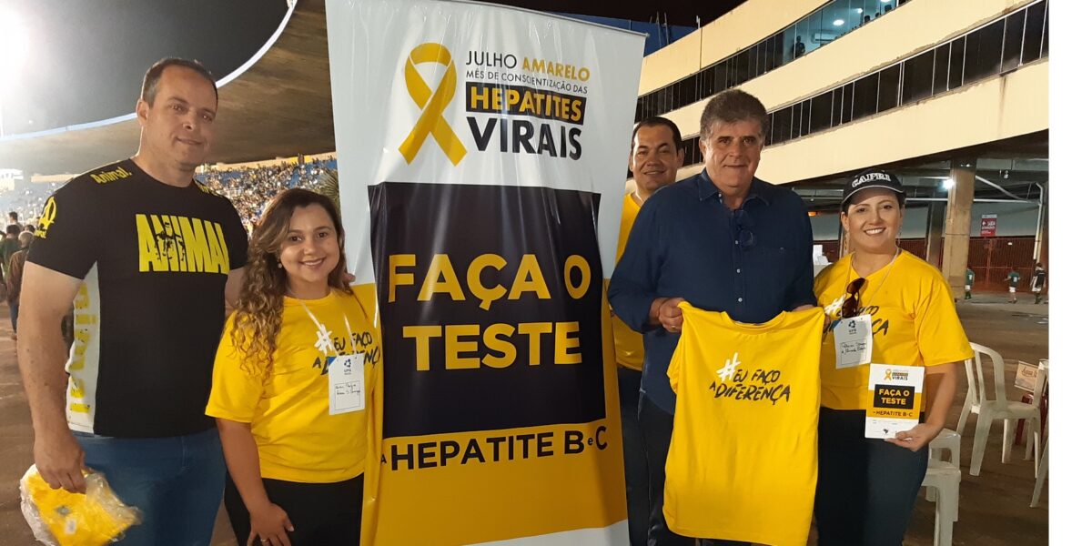 Julho Amarelo realiza 433 testes de hepatite no Serra Dourada