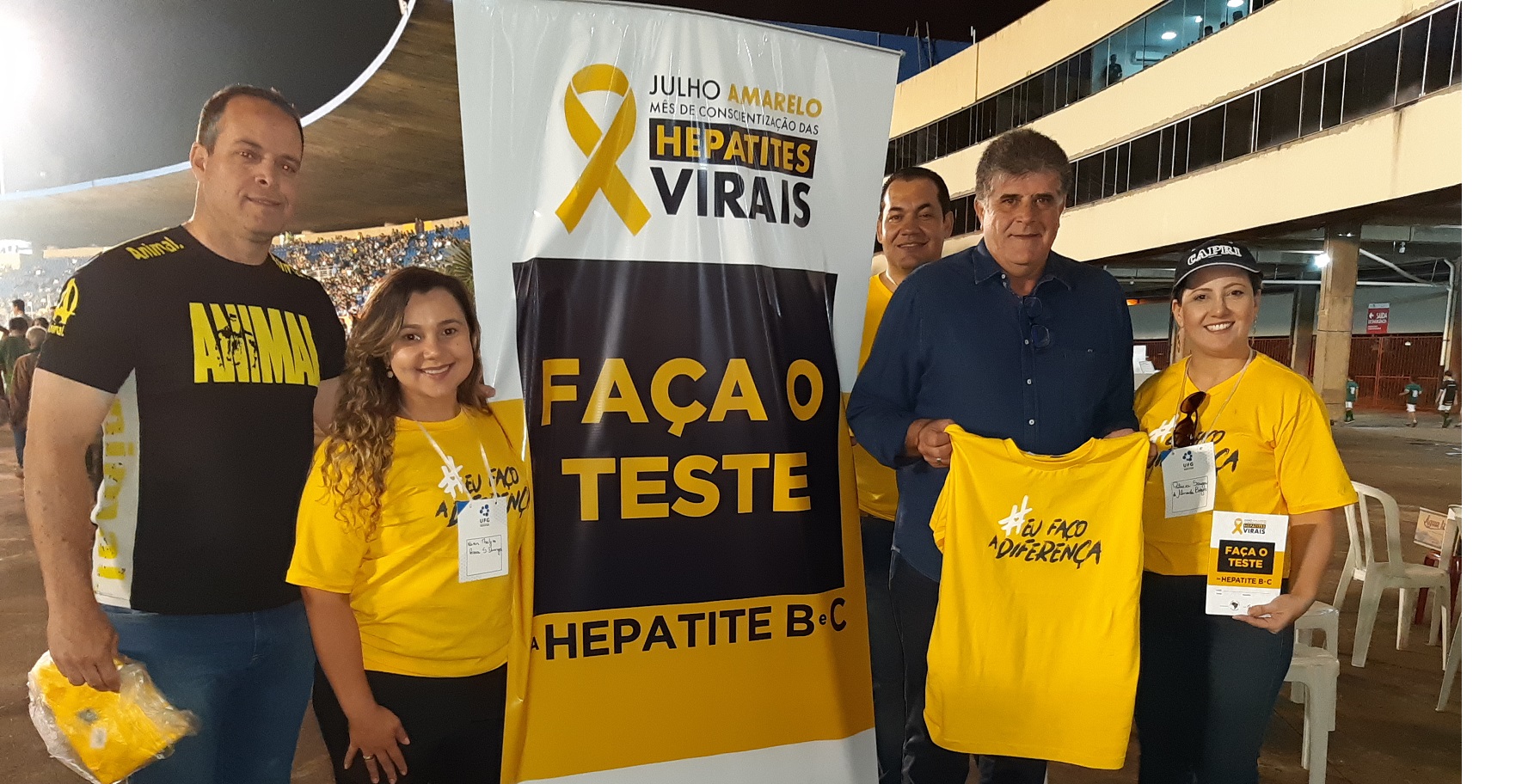 Julho Amarelo realiza 433 testes de hepatite no Serra Dourada