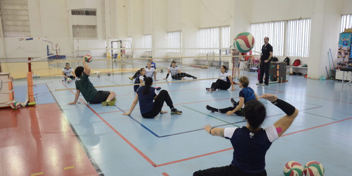 Seleção Brasileira de vôlei sentado realiza semana de treinamentos no Centro de Referência Paralímpico