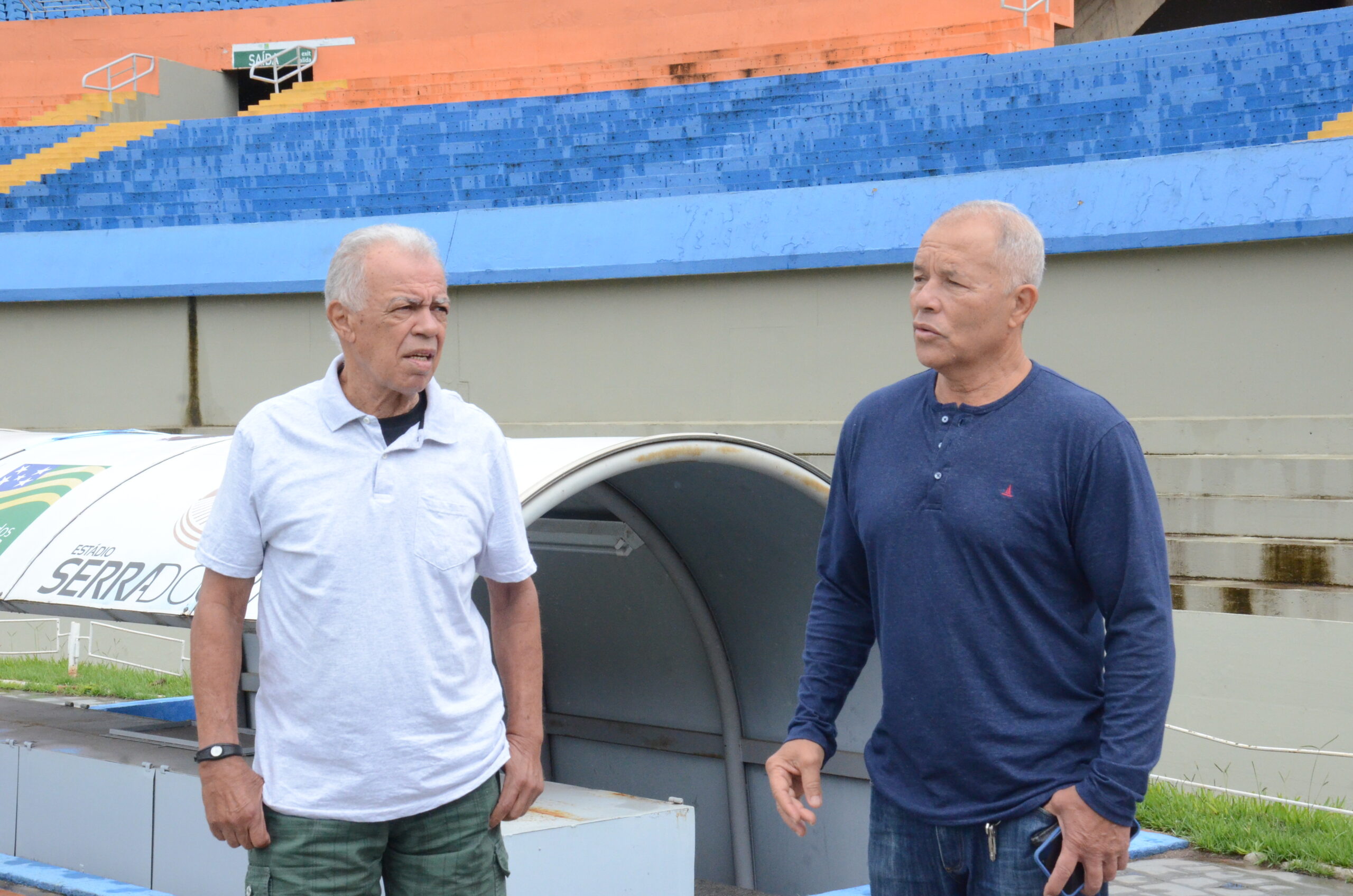 Estádio Serra Dourada completa 45 anos com visita de jogadores que fizeram a primeira partida