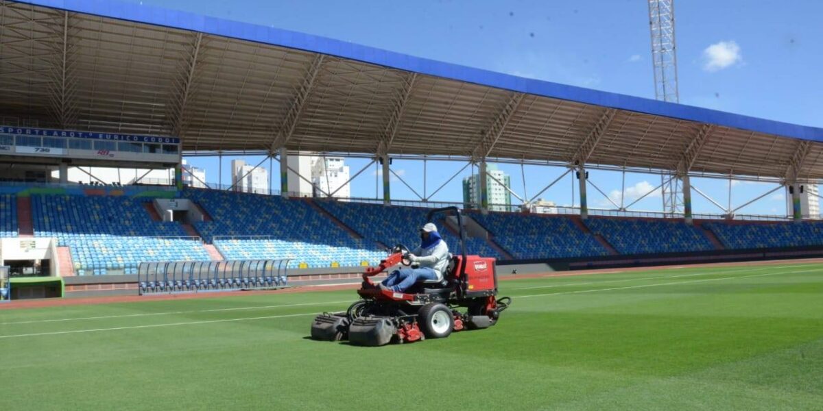 Gramado do Estádio Olímpico Pedro Ludovico Teixeira recebe elogios em avaliação feita pela CBF